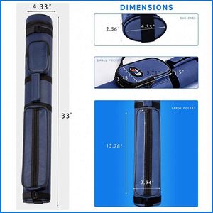 BSCI Factory Adjustable Oxford Waterproof Shoulder Bag for Center Joint Cue Snooker & Billiards Pool Cue Soft <b>Carrying</b> <b>Case</b> - Product Image 3