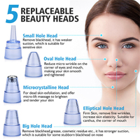 Nettoyeur de pores de la peau, appareils de beauté faciale, élimination des pores de la peau, élimination de l'acné, élimination des points noirs, aspirateur