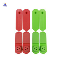 Tag telinga RFID anti air harga pabrik FDX-B ISO11784/5 untuk identifikasi hewan frekuensi LF 134.2KHZ untuk ternak sapi domba