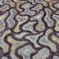 Tissu en dentelle tricoté français 100% acrylique avec perles et sequins, brodé, spécial pour vêtements de scène, sacs et habillement