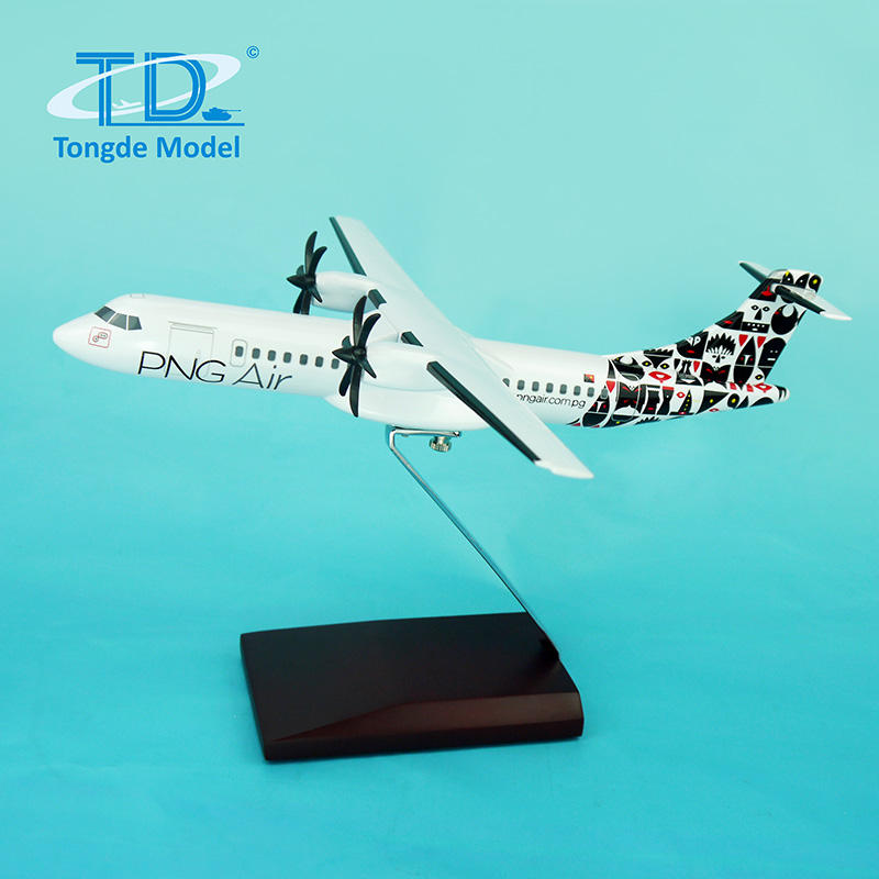 PNG ATR72-600 Model - 1:100 Scale, 27cm Handmade Miniature