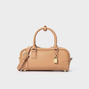 Tendencias de Moda 2025: Bolso Boston de Piel Genuina de Vacuno, Versátil, con Cierre de Cremallera, Estilo Bowling, para Llevar al Hombro o Cruzado - Product Image 6