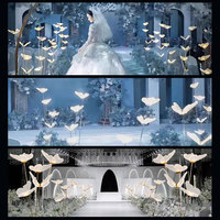 Lumière LED pour allée de mariage, nouveau design, décoration de table, centre de table, fournitures de décoration pour événements et fêtes de mariage