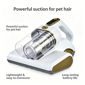 Aspiradora para Alergias, Aspiradora para Ácaros del Polvo del Colchón, 450 W, Lámpara UV, Filtro H10, Limpieza Profunda de la Ropa de Cama, Aspiradora para Ácaros del Polvo - Product Image 1