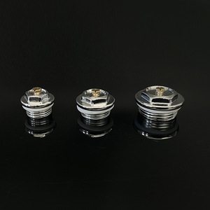 Válvula de Drenaje Manual de Acero Jin Wei para Radiador, Rosca Macho de 1, 1.5 y 2 Pulgadas, Tapón de Ventilación para Piezas de Calefacción Doméstica - Product Image 1