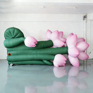 ชุดดอกบัวเป่าลมสั่งทำพิเศษสำหรับตกแต่ง<span class=keywords><strong>ห้าง</strong></span>สรรพสิ<span class=keywords><strong>น</strong></span>ค้าเชิงพาณิชย์  แบบจำลองอุปกรณ์ตกแต่งแบบอิ<span class=keywords><strong>น</strong></span>เทอร์แอคทีฟสำหรับงานโฆษณา - Product Image 3