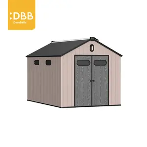 Cheap Houses Portable Plastic Outdoor Shed Garden Building Waterproof Utility PP Tool Storage Shed