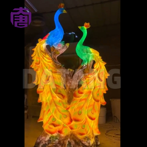 Beautiful 3d Led <b>Light</b>-up Peacock Art Craft Lamp <b>Outdoor</b> Christmas Garden Decoration Stunning Street <b>Lights</b> For Landscape - Product Image 5