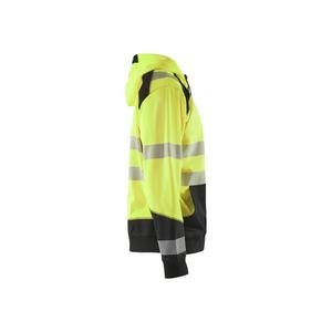 BLAKLADER - 354625283399XL Suéter con capucha Hi-Vis Amarillo/Negro-EAN 7330509610039 ROPA DE TRABAJO DE LA HI-VIS - Product Image 4