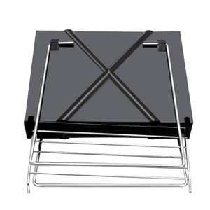 Four à barbecue pliable en aluminium portable pour l'extérieur, pour le camping et l'usage domestique, fonctionnant au bois et au charbon de bois, Zhejiang - Product Image 3