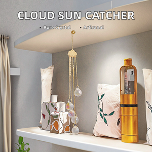 Atrapasoles de Cristal con Diseño de Nubes Talladas a Mano, Estilo Feng Shui, de Alta Calidad, para el Amor - Product Image 3