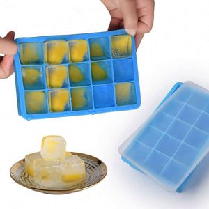 <b>Silicone</b> Ice Cube Trays Molds Easy-Release <b>Silicone</b> for Freezer Cocktail Whiskey - Product Image 2