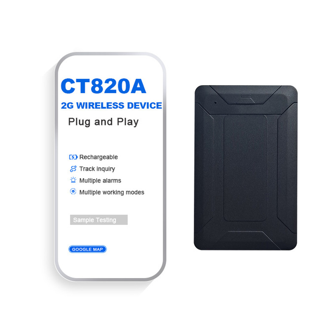 Portable Mini GPS Tracker for Car Realtime Online 4G LTE Rechargeable Long Standby Waterproof Android APP Dashboard Fleet