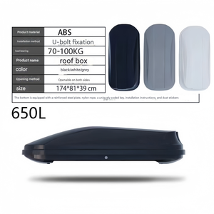 Boîte <span class=keywords><strong>de</strong></span> <span class=keywords><strong>toit</strong></span> amovible à dégagement <span class=keywords><strong>rapide</strong></span> en ABS haut <span class=keywords><strong>de</strong></span> gamme, fabrication <span class=keywords><strong>de</strong></span> technologie avancée pour boîtes <span class=keywords><strong>de</strong></span> <span class=keywords><strong>toit</strong></span> <span class=keywords><strong>de</strong></span> voiture 650L 480L 500L - Product Image 4