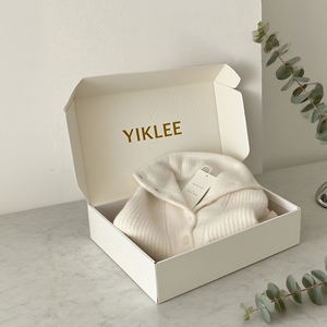 Sudadera con capucha personalizada, caja de papel corrugado, embalaje de suéter, cajas de envío, camiseta, pantalones, embalaje para ropa - Product Image 3