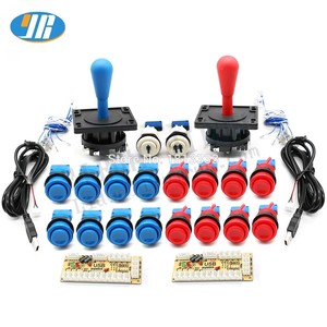 ערכת ג'ויסטיק USB ללא השהייה <span class=keywords><strong>4</strong></span>/8 כיוונים Happ סִגְנוֹן ג'ויסטיק 28mm כפתור למחשב <span class=keywords><strong>Raspberry</strong></span> <span class=keywords><strong>Pi</strong></span> <span class=keywords><strong>Mame</strong></span> - Product Image 1