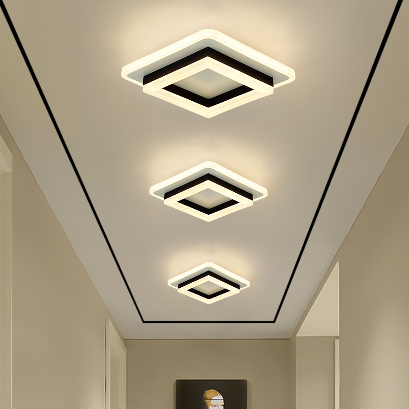 2024 Modern Nordic Ceiling Light - Adjustable LED Hallway Lamp