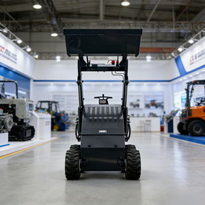 Chargeuse compacte chinoise à direction coulissante 4x4 avec moteur diesel pour usage domestique, agricole et de <span class=keywords><strong>jardin</strong></span> - Product Image 5