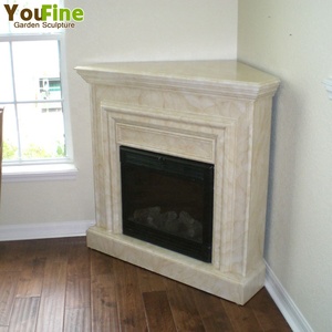 <span class=keywords><strong>Chimenea</strong></span> de Esquina de Mármol para Interiores YOUFINE, Diseño Exquisito para el Hogar - Product Image 1