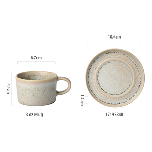 <span class=keywords><strong>Hualian</strong></span> Factory OEM & ODM Petite tasse à café et soucoupe Cadeaux d'affaires romantiques - Product Image 2