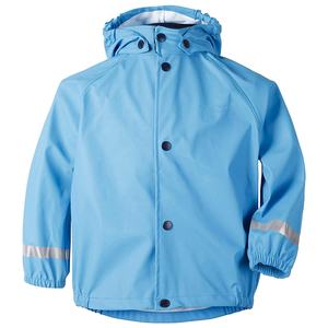 Conjunto de chaqueta y mono impermeable para niños y niñas, <span class=keywords><strong>traje</strong></span> de lluvia de PU para exteriores - Product Image 2