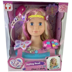 Nouvelle poupée en plastique adorable 2023, demi-corps, tête de fille, boîte de maquillage DIY, peigne pour teinture de cheveux, accessoires, cadeau populaire pour les petites filles - Product Image 3