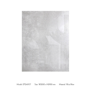 Cao Cấp Phòng Khách Trắng Nâu New Zealand Len Handmade Thảm Acrylic Máy Làm Thảm - Product Image 2