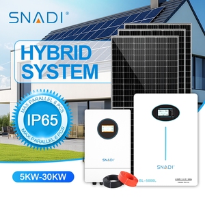 SNADI 6KW 10KW 12KW 15KW Complete Home <b>Solar</b> System <b>Kit</b> 20KW 30KW Hybrid <b>Power</b> Full Set Energy Systems TS-<b>Solar</b> System 10kw 12KW - Product Image 1