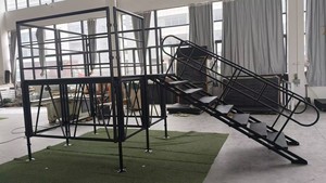 Escenario Móvil para Conciertos, Eventos y Bodas, Fácil de Instalar, Antideslizante, de Madera Contrachapada, con Altura Ajustable, en Venta - Product Image 5