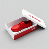 Boîte à chaussures en carton avec logo personnalisé impression numérique rigide et luxueuse boîte à chaussures avec logo de marque boîtes en papier pliantes pour chaussures vêtements