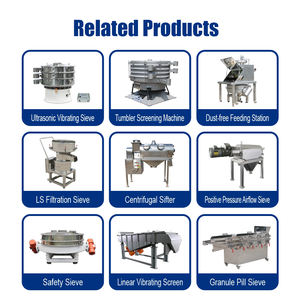 Tamis vibrant de précision pour granulés de PVC, <span class=keywords><strong>filtre</strong></span> séparateur anti-adhérent pour tamisage de poudre plastique - Product Image 5