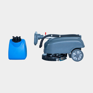 Nueva Máquina Eléctrica <span class=keywords><strong>de</strong></span> Limpieza <span class=keywords><strong>de</strong></span> Suelos con Operador a Bordo, Disco <span class=keywords><strong>de</strong></span> Cepillado <span class=keywords><strong>de</strong></span> 360mm, Limpiador <span class=keywords><strong>de</strong></span> 420mm, 1350m/h, Fregadora Secadora Compacta para Espacios Estrechos - Product Image 4