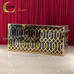 Outdoor Party Furniture Stainless Steel Hotel Commercial Modern Restaurant <b>Bar</b> Counter Nightclub - Product Image 6