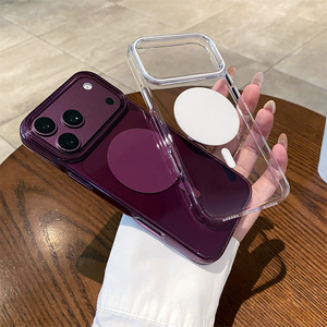 Funda Transparente Original Colorida para iPhone 18 17 Pro Max, Cubierta Magnética Transparente para Carga Inalámbrica para iPhone 18Pro 17Pro - Product Image 1