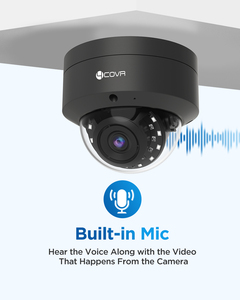 Système de caméra de sécurité IP <span class=keywords><strong>NVR</strong></span> 16 canaux, 16 caméras dôme PoE HD 5MP avec détection humaine IA et vision nocturne pour surveillance professionnelle et domestique - Product Image 4