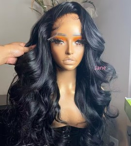 Natural Body Wave hd Closure <strong>Wig</strong> Vendors Wholesale Bouncy <strong>Pixie</strong> Curly HD Lace Frontal <strong>Wig</strong> 1b Color Cuticle Aligned Virgin Hair - Product Image 1