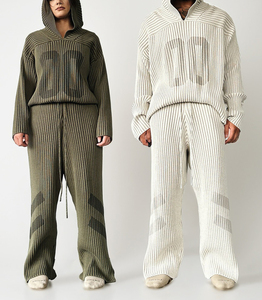 Sudadera Personalizada de Invierno con Bordado 3D, Cierre de Cremallera, Ecológica, Corte Cuadrado Regular, Sin Cordones, Ligera, 360 Gsm, 100% Poliéster, Hombros Caídos - Product Image 3