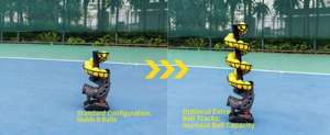 High Quality Durable Automatic <b>Pickleball</b> Training Machine <b>for</b> Children 9 <b>Ball</b> Capacity Adjustable Speed Arc Indoor/Outdoor Solo - Product Image 2