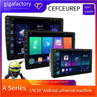 Vente en gros 7 9 10 pouces Android machine universelle GPS voiture navigation WIFI voiture MP5/MP4 lecteur radio d'insertion de carte