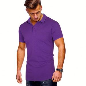 Men's Summer Business Casual Lapel Print Short Sleeve for Shirt Embroidered Knitted Anti-Wrinkle - Product Image 5