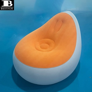 Canapé <span class=keywords><strong>gonflable</strong></span> automatique avec pompe intégrée, fauteuil portable rechargeable pour le camping en plein air, la maison et les voyages - Product Image 2