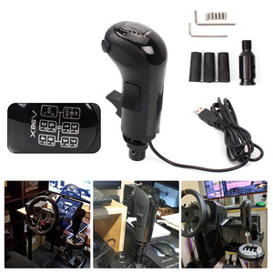 ชุดเกียร์ XINX Racing แบบมีสาย USB สำหรับ Logitech G29 G27 G25 G923 จอยสติ๊กเกมพีซี พร้อมเบรกมือ - Product Image 1