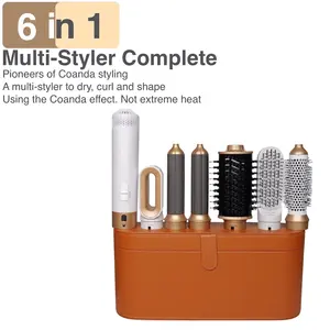 6 IN 1 multi-styler and hairdryer 110000 RPM Brush 5 in 1 Air Styler curling Iron Professional Salon Hair Blow Dryers