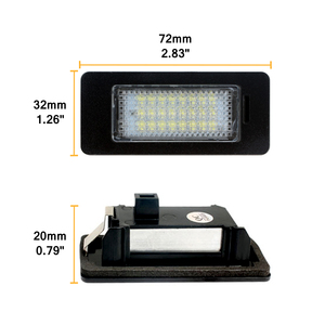 Pour Audi A1 A4 S4 A5 S5 8T A6 C7 Q3 Q5 VW <span class=keywords><strong>Caddy</strong></span> Golf Passat : Ampoules LED arrière, éclairage de plaque d'immatriculation, décodeur, feux arrière - Product Image 6