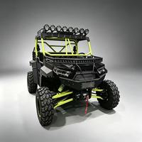 Quad hybride Nuen de haute qualité à 6 places avec toit rigide, pare-brise, moteur 3500W, vitesse de 96 km/h pour la conduite en désert et les terrains boueux
