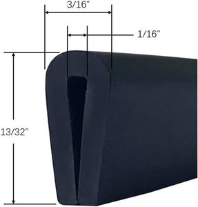 Joint d'étanchéité en caoutchouc EPDM en forme de U pour la protection des bords de porte de voiture et le moulage de verre - Product Image 3