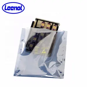 Bolsas antiestáticas Leenol, bolsa antiestática con protección ESD, bolsa antiestática a prueba de humedad para productos