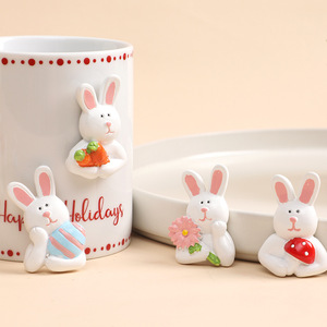 Hot Selling Mini Wederopstanding Konijn Hars Koelkast Sticker Creatieve Gepersonaliseerde Easter Decoraties Voor Thuis Feest Terug Naar School - Product Image 2
