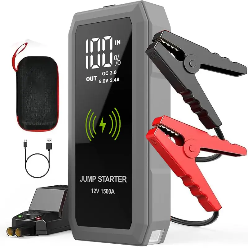 s606 12v High Power starter battery Multi-Function Portable Lithium Battery Jump auto 16800mah portable jump starter 2000