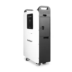 Doublepow All-In-One 5kw 10kw Mobiele Energieopslag Batterij Omvormer 51.2V Huishoudelijke Off-Grid Energie Kan Poort Rs485 Ip54